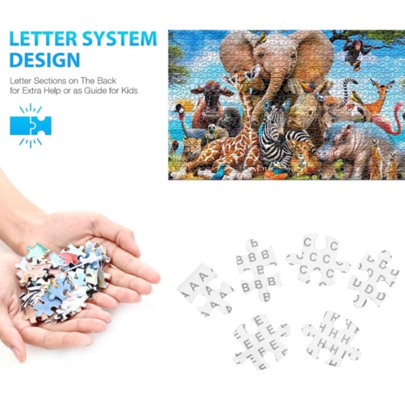 Animal World 1000 Piece Jigsaw Puzzles for Adults - Picture 6 of 6